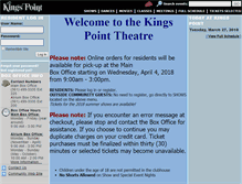 Tablet Screenshot of boxoffice.kingspointdelray.com